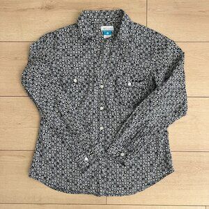Columbia Sportswear PFG Womens Long Sleeve Button Down Size Medium Seashore